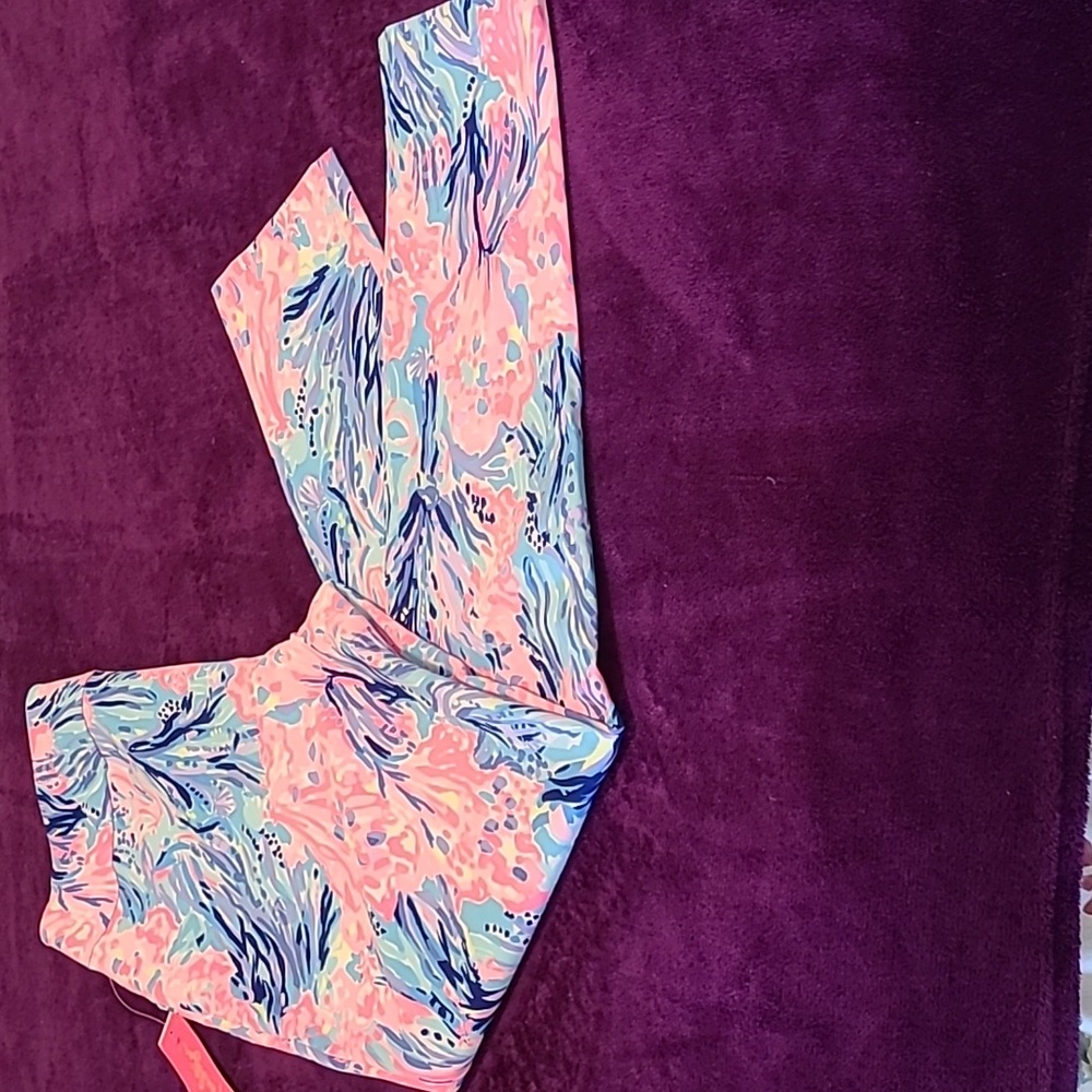 Lilly Pulitzer Luxletic Leggings, Size 10, Multicolor